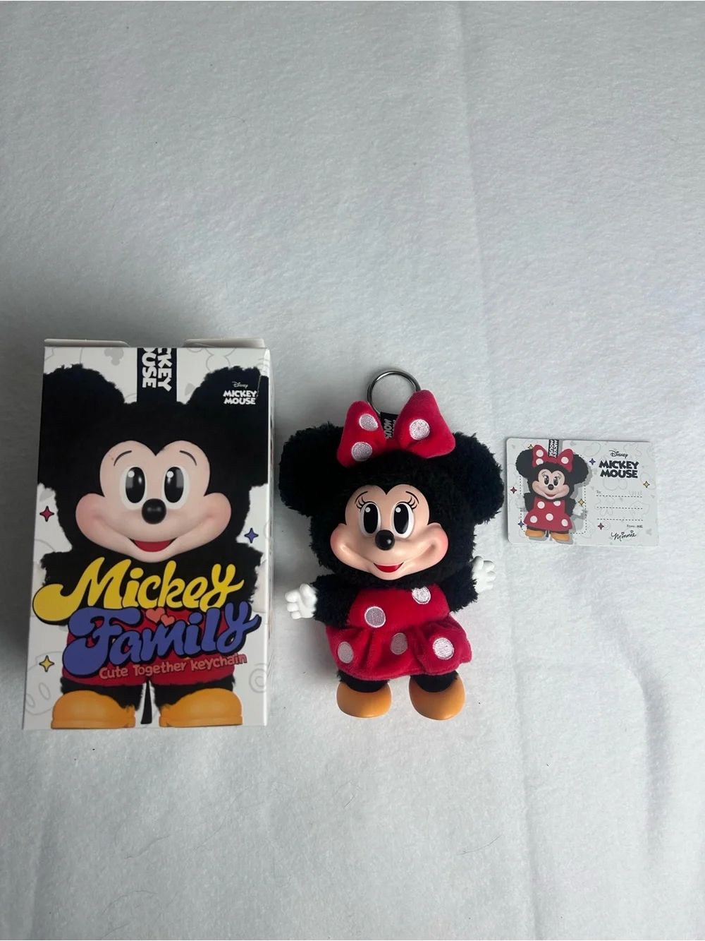 Minnie Mouse POPMART Mickey Family Keychain